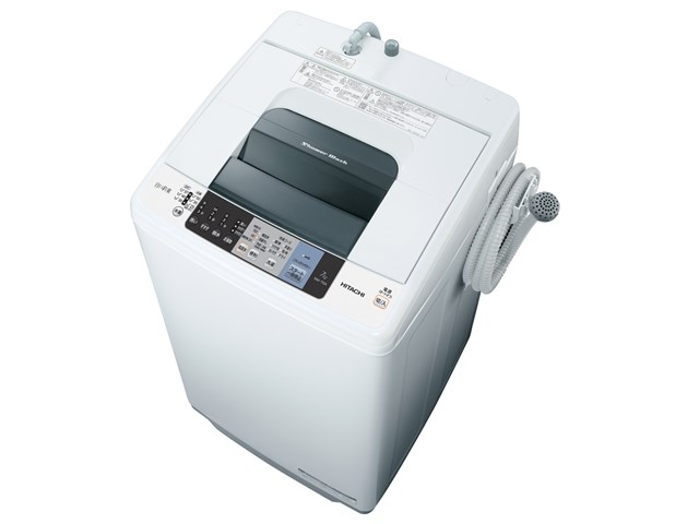 全自動洗濯機 白い約束 7kg 日立 NW-70A-Wの通販なら: セイカオンラインショッププラス [Kaago(カーゴ)]