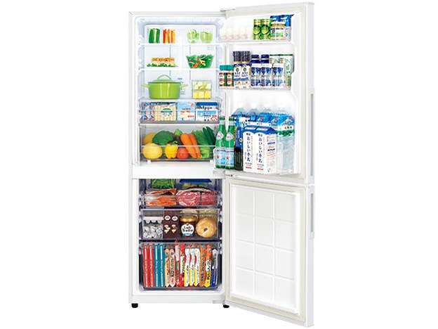 ③2017年製850番 SHARPノンフロン冷凍冷蔵庫SJ-PD27C-W‼️ - キッチン家電