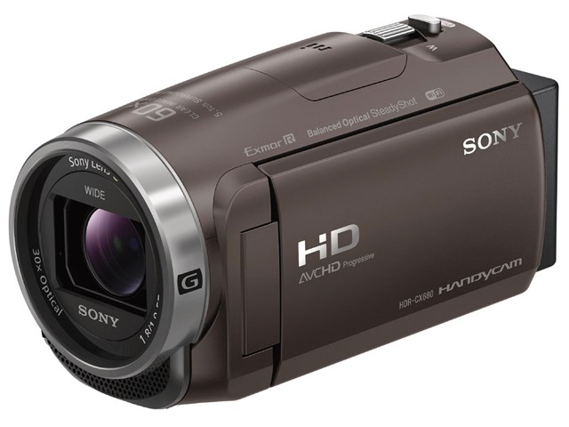 ソニー ビデオカメラ HDR-CX680 TI ブロンズブラウン 光学30倍 内蔵