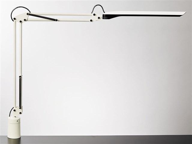 山田照明 LED デスクライト Z-N1100 W ホワイト 片持ちデザイン 色温度