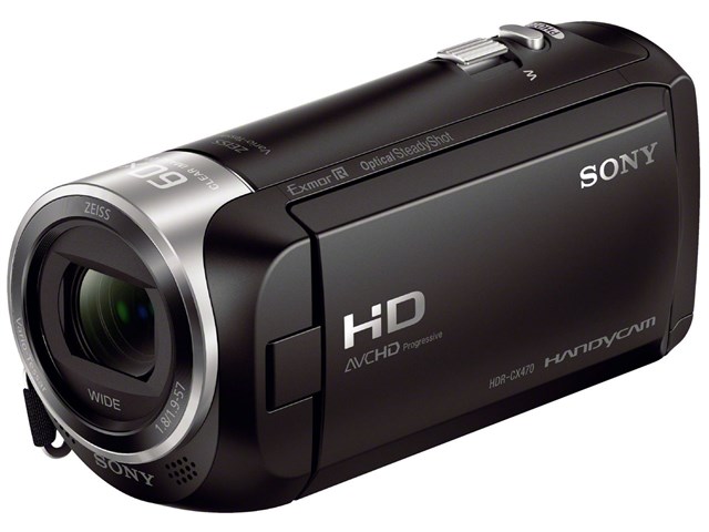 ビデオカメラ】SONY HDR-CX470 (B) [ブラック]の通販なら: 沙羅の木 