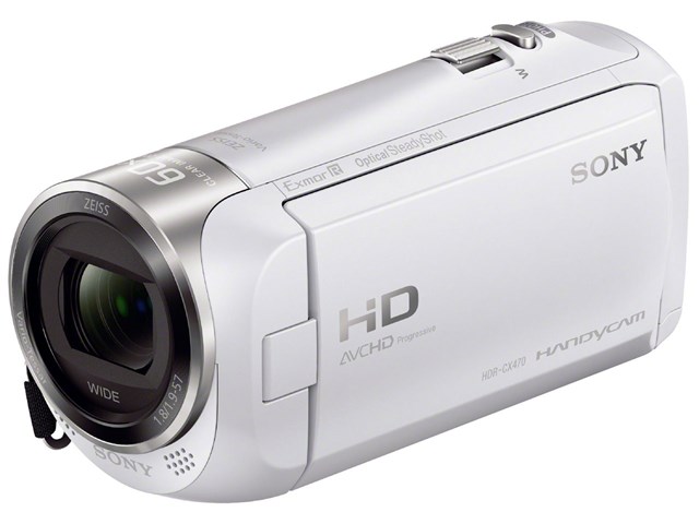 ソニー【SONY】デジタルHDビデオカメラレコーダー HDR-CX470-W