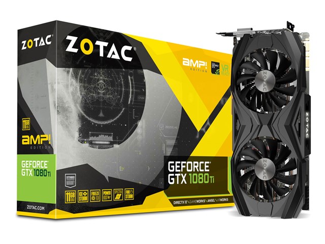 ZOTAC GeForce GTX 1080 Ti AMP Edition ZT-P10810D-10P [PCIExp 11GB ...