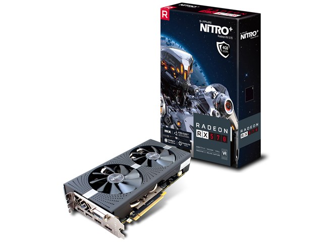 SAPPHIRE NITRO+ RADEON RX 570 4G GDDR5 [PCIExp 4GB]の通販なら ...