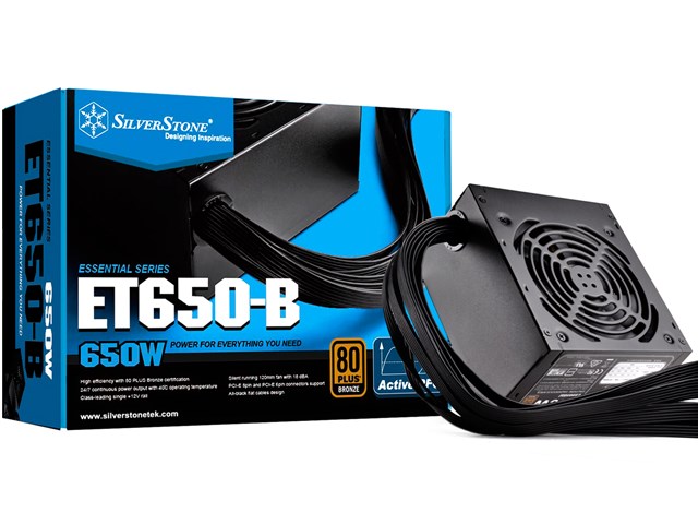 Silverstone 80PLUS ブロンズ認証 ATX電源 650W SST-ET650-B