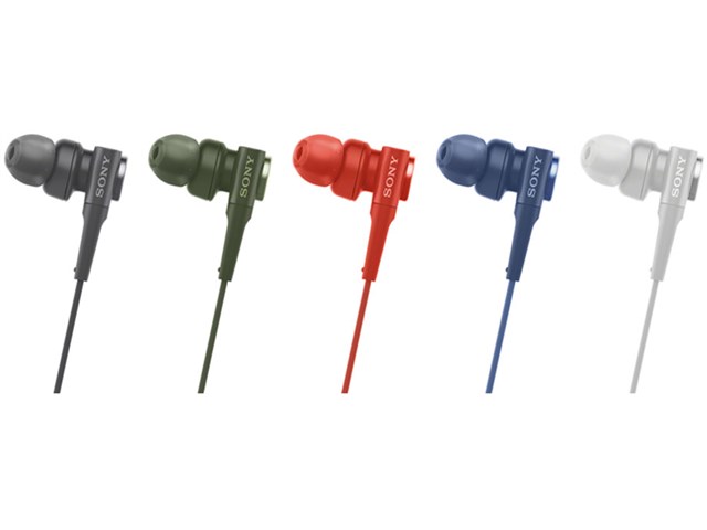 新品 SONY 密閉型インナーイヤーレシーバー MDR-XB55 W MDR-XB55 | ヘッドホン | ソニー