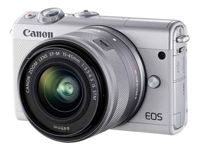 キヤノン ミラーレス一眼カメラ EOSM100WH-WLK ホワイト EOS M100