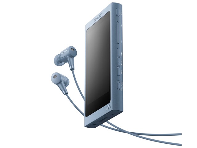 即購入可 SONY IER-NW500N ハイレゾ対応 ブルー 本体のみ - ヘッドフォン