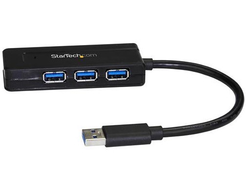 4ポートUSB 3.0ハブ/急速充電/USB-A x4/SuperSpeed 5Gbps/USBバス