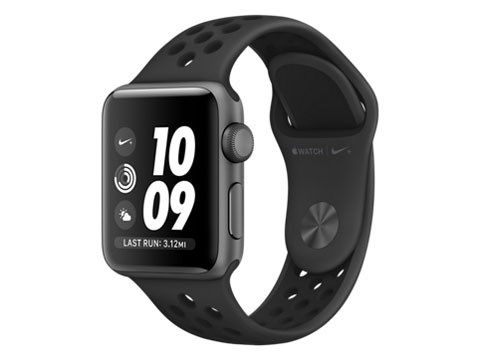 Apple Watch Nike+ Series 3 GPSモデル 38mm MQKY2J/A  [アンスラサイト/ブラックNikeスポーツバンド]の通販なら: ハルシステム [Kaago(カーゴ)]