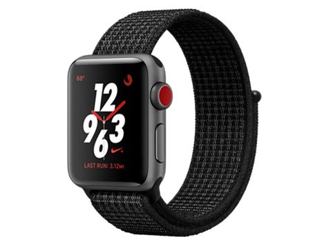 Apple Watch Nike+ Series 3 GPS+Cellularモデル 38mm MQMA2J/A [ブラック/ピュアプラチナNikeスポーツループ]の通販なら: [Kaago(カーゴ)]