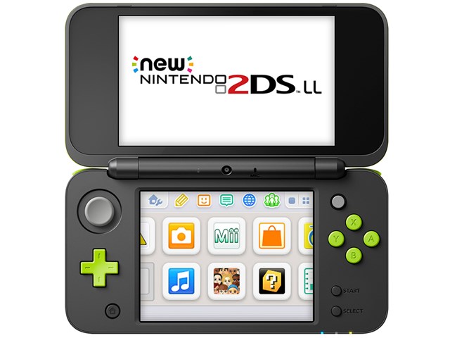 Newニンテンドー2DS LL [ブラック×ライム]の通販なら: 測定の森 [Kaago