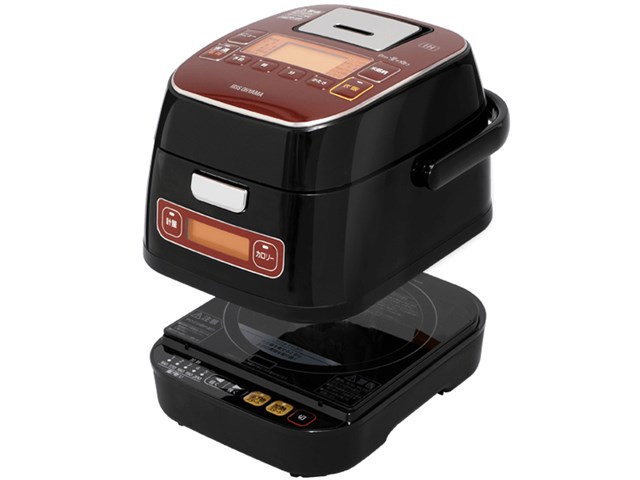 アイリスオーヤマ 3合炊 IHジャー炊飯器 KRC-ID30-R 分離式量り炊きIHジャー炊飯器 KRC-IM30-R|アイリスオーヤマ