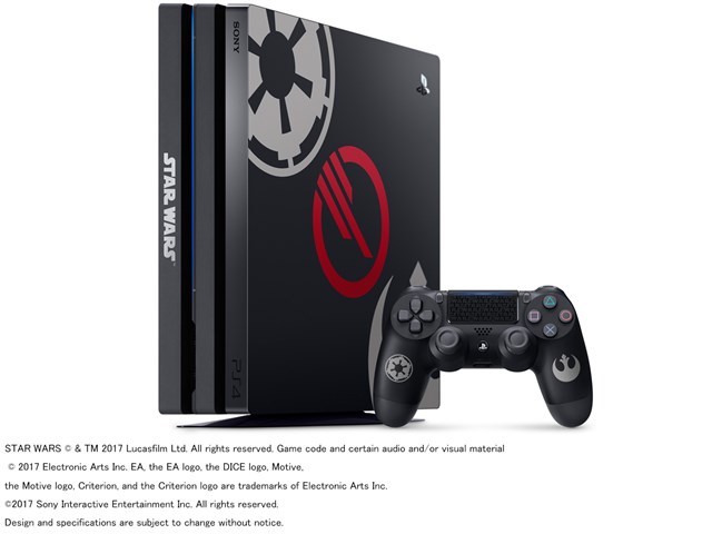 プレイステーション4 Pro Star Wars Battlefront II Limited Edition 