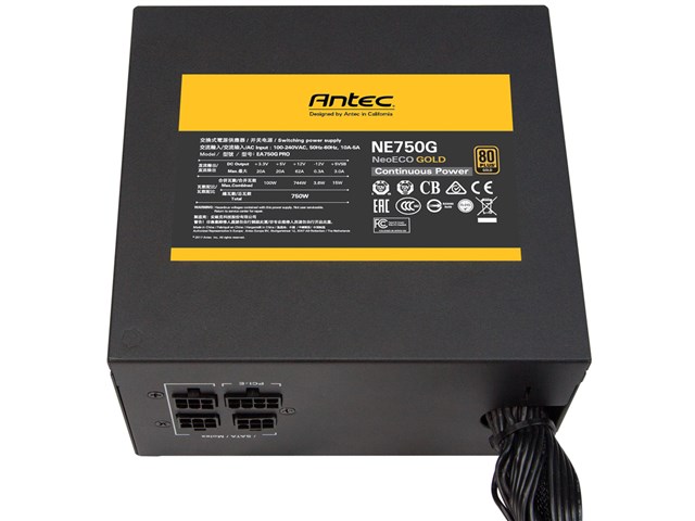 Antec NeoECO Gold NE750G 750W電源