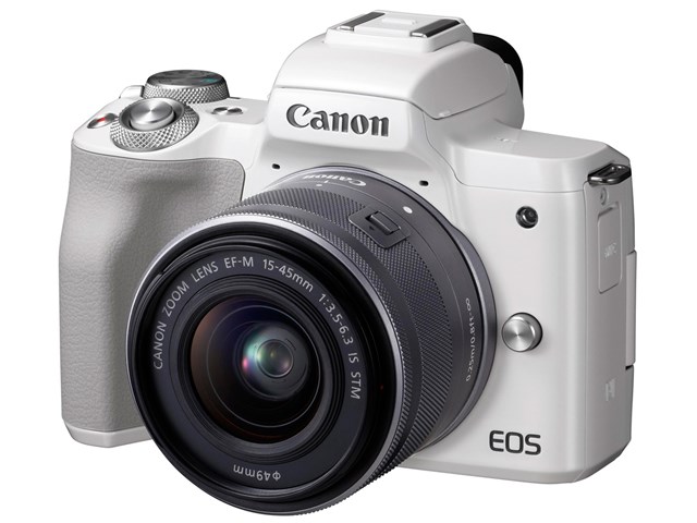 キヤノン Canon ミラーレスカメラ ホワイト EOS Kiss M ダブルズーム 