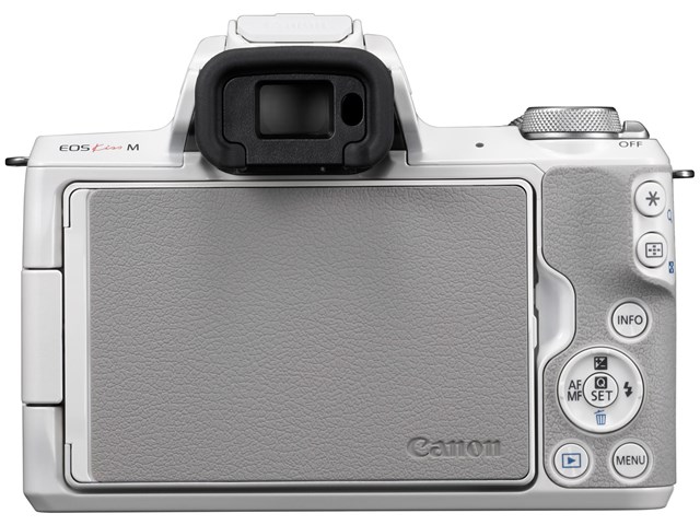 キヤノン Canon ミラーレスカメラ ホワイト EOS Kiss M ダブルズーム 