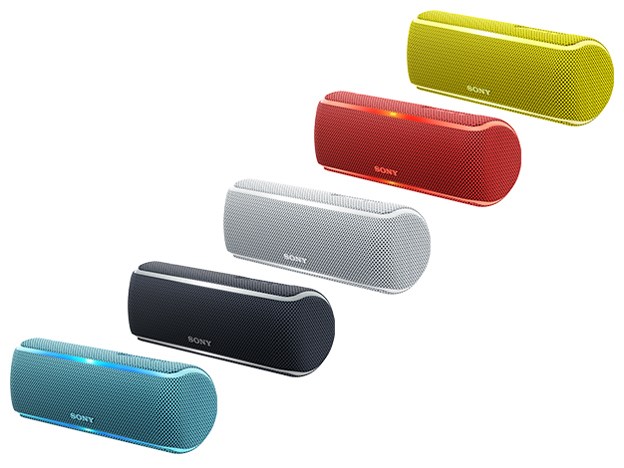 ソニー【Bluetooth】防水 ワイヤレスポータブルスピーカー SRS-XB21-B