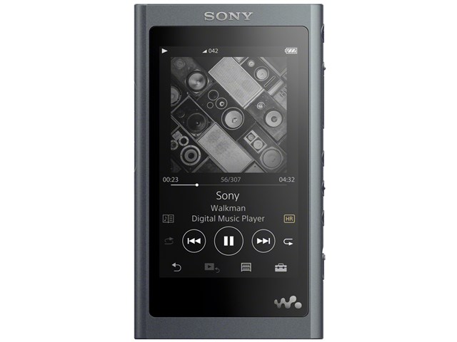 オーディオ機器SONY WALKMAN NW-A55グレイッシュブラック
