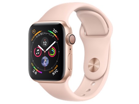 Apple Watch Series 4 GPSモデル 40mm MU682J/A [ピンクサンドスポーツ