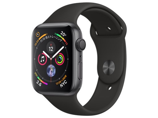 Apple Watch Series 4 GPSモデル 44mm MU6D2J/A [ブラックスポーツバンド]の通販なら: アークマーケット  [Kaago(カーゴ)]