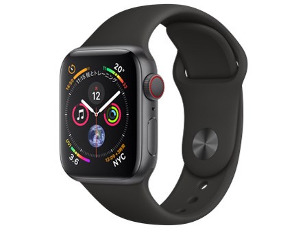 Apple Watch Series 4 GPS+Cellularモデル 40mm MTVD2J/A [ブラック