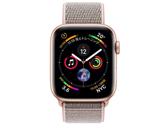 MTVX2J/A [ピンクサンドスポーツループ] Apple Watch Series 4 GPS+ 