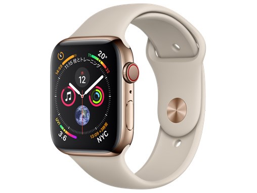 Apple Watch 4 44mm GPS+Cellularゴールドステンレス