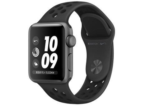 Apple Watch Nike+ Series 3 GPSモデル 38mm MTF12J/A [アンスラサイト