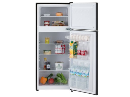 ハイアール【Haier】130L 2ドア冷凍冷蔵庫 JR-N130A-K（ブラック 