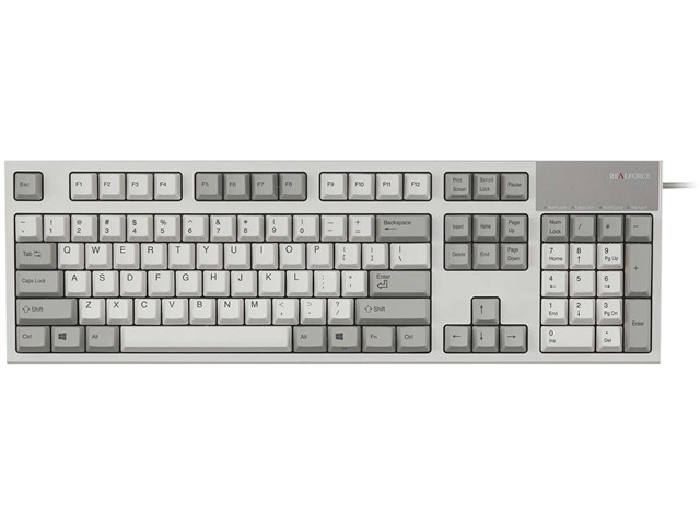 [極美品]東プレREALFORCE リアルフォース R2-US3-IV 英語配列 REALFORCE リアルフォース R2-US3-IV 英語配列 無接点方式 高耐久 日本
