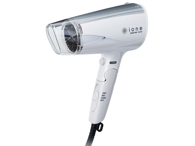 テスコム【ione】マイナスイオンヘアードライヤー ライトシルバー TID430-S☆【TID430S】の通販なら: 家電のSAKURAchacha  [Kaago(カーゴ)]