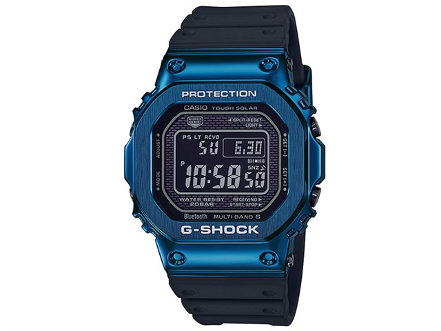 カシオ【国内正規品】G-SHOCK 電波ソーラーデジタル腕時計 ブルー GMW