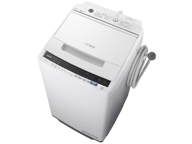 日立【HITACHI】7kg 全自動洗濯機 ビートウォッシュ ホワイト BW-V70E