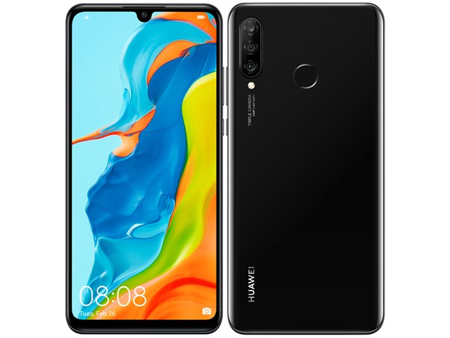 HUAWEI P30 lite SIMフリー (ミッドナイトブラック)-