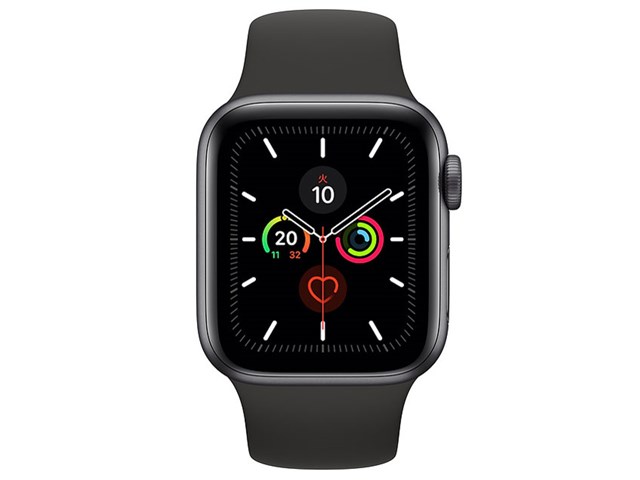 Apple Watch Series 5 GPSモデル 40mm MWV82J/A [ブラックスポーツ