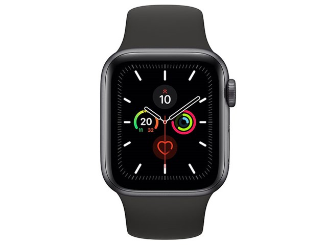 Apple Watch Series 5 GPSモデル 40mm MWV82J/A [ブラックスポーツ 