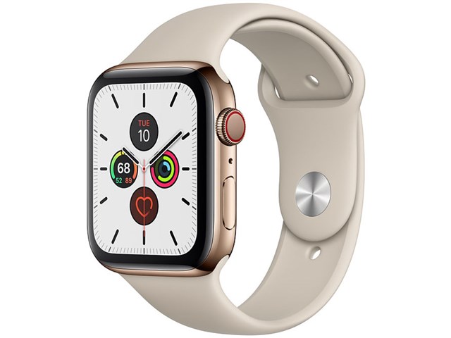 Apple Watch Series 5 セルラーモデル 44mm ステンレス - 腕時計(デジタル)