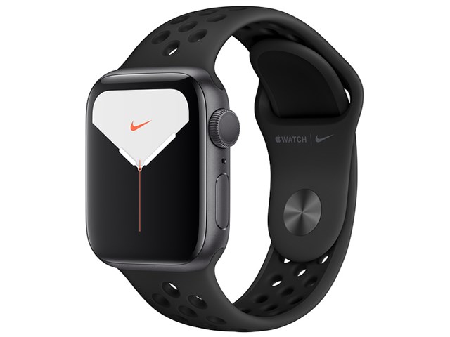 Apple Watch Nike Series 5 GPSモデル 40mm MX3T2J/A [アンスラサイト