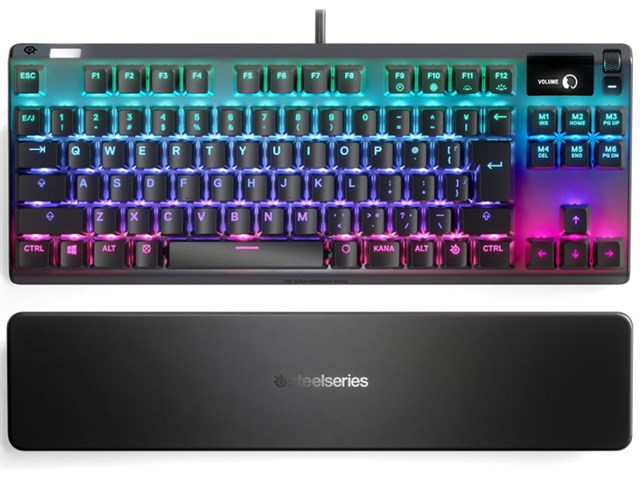 Apex Pro TKL JP SteelSeries ゲーミングキーボード ブラック 64737の