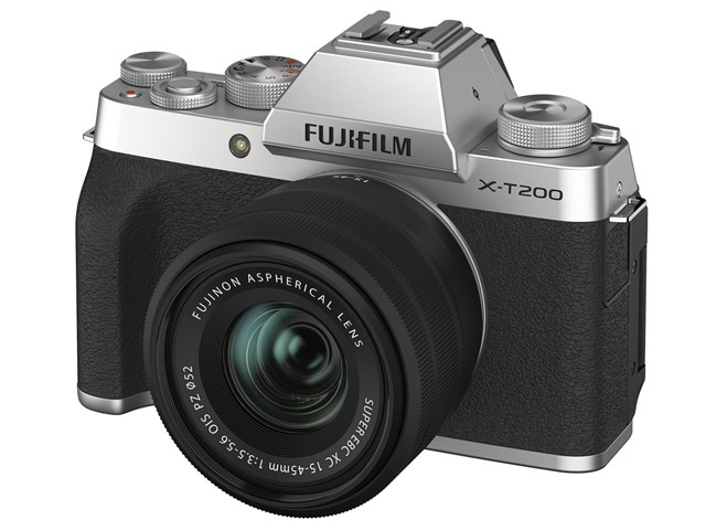 FUJIFILM X-T200 ダブルズームレンズキット [シルバー]の通販なら