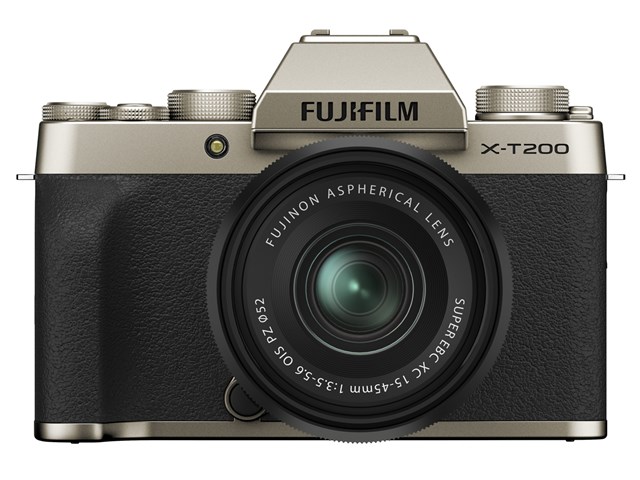 冬バーゲン☆】 FUJIFILM レンズキット シャンパンゴールド X-T200