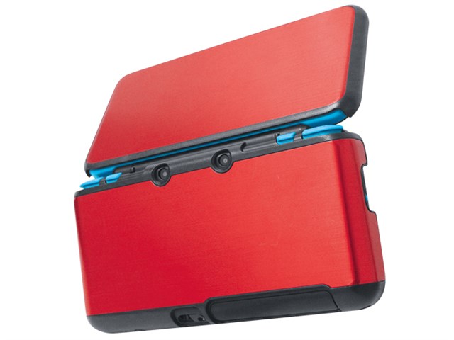 new2DSLL用 アルミニウムケース ALG-N2DACR [レッド]の通販なら