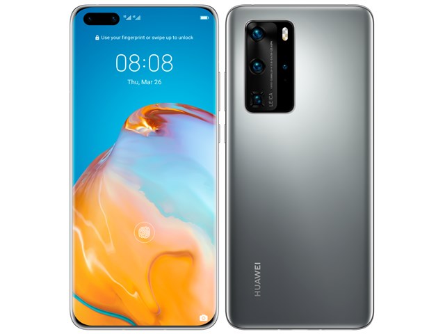 HUAWEI P40 Pro 5G SIMフリー [シルバーフロスト] (SIMフリー)の通販