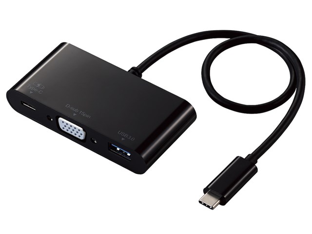 エレコム ドッキングステーション タイプC ( Type-C USB3.0 D-sub LAN