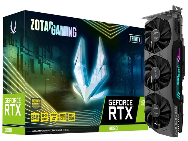 ZOTAC GAMING GeForce RTX 3090 Trinity ZT-A30900D-10P [PCIExp 24GB