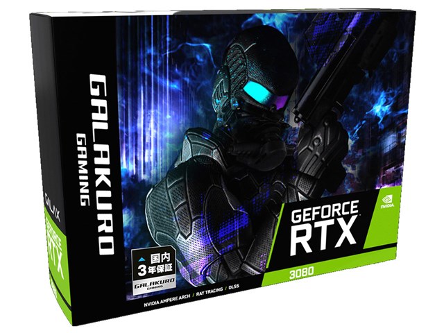 GALAKURO GAMING GG-RTX3080-E10GB/TP [PCIExp 10GB]の通販なら