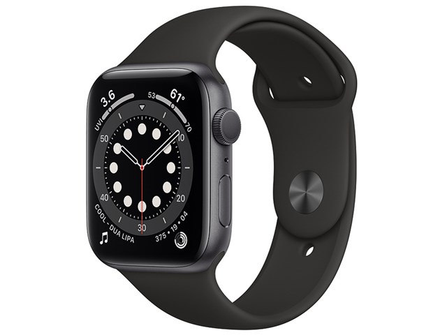 Apple Watch Series 6 GPSモデル 44mm M00H3J/A [ブラックスポーツ