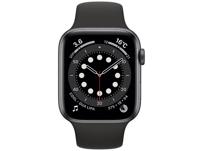 Apple Watch Series 6 GPSモデル 44mm M00H3J/A [ブラックスポーツ