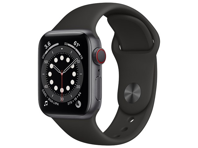 Apple Watch Series 6 GPS+Cellularモデル 40mm M06P3J/A [ブラック